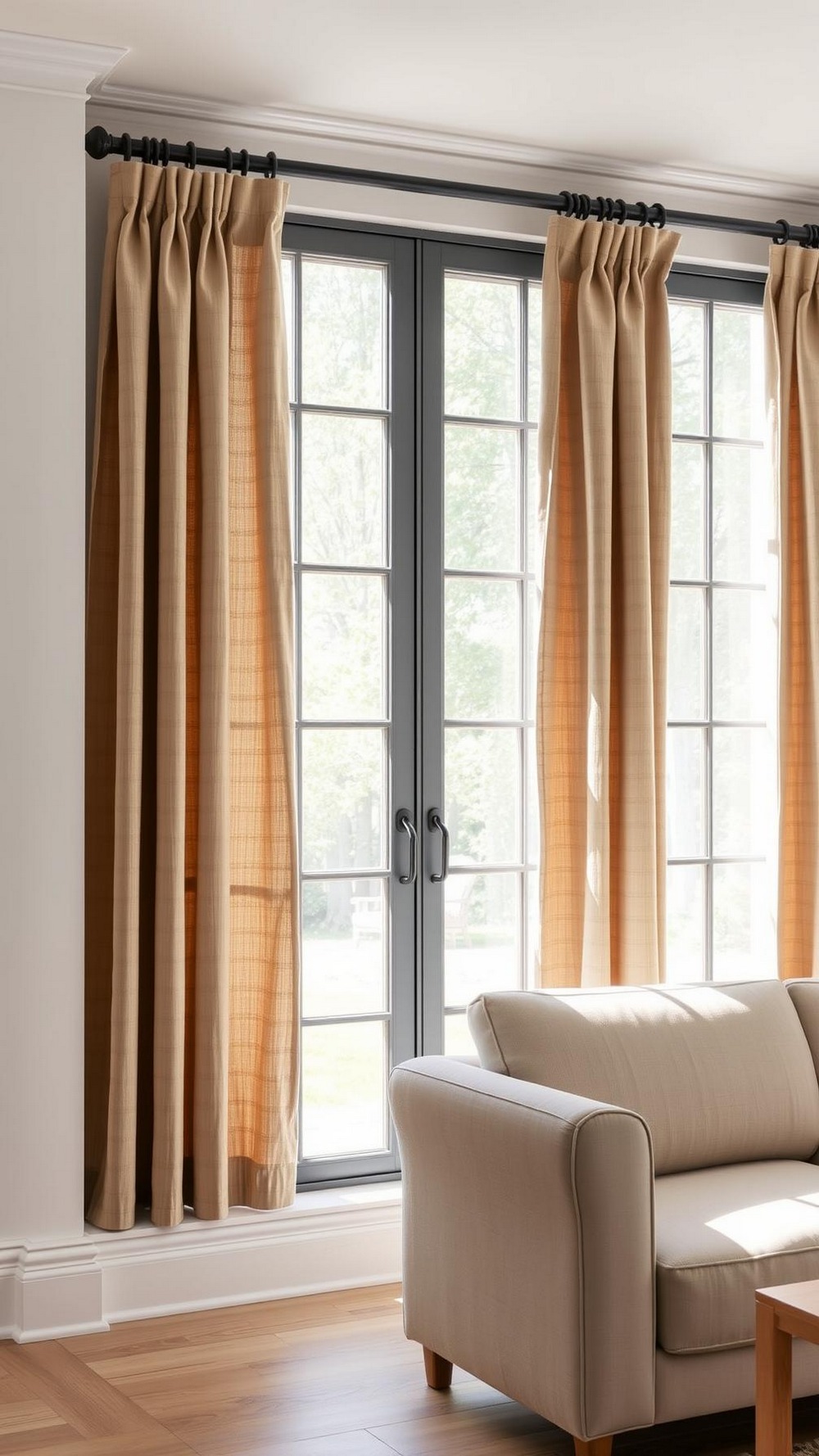 Drop Cloth to Pinch Pleat Curtains Yes They Look Luxe