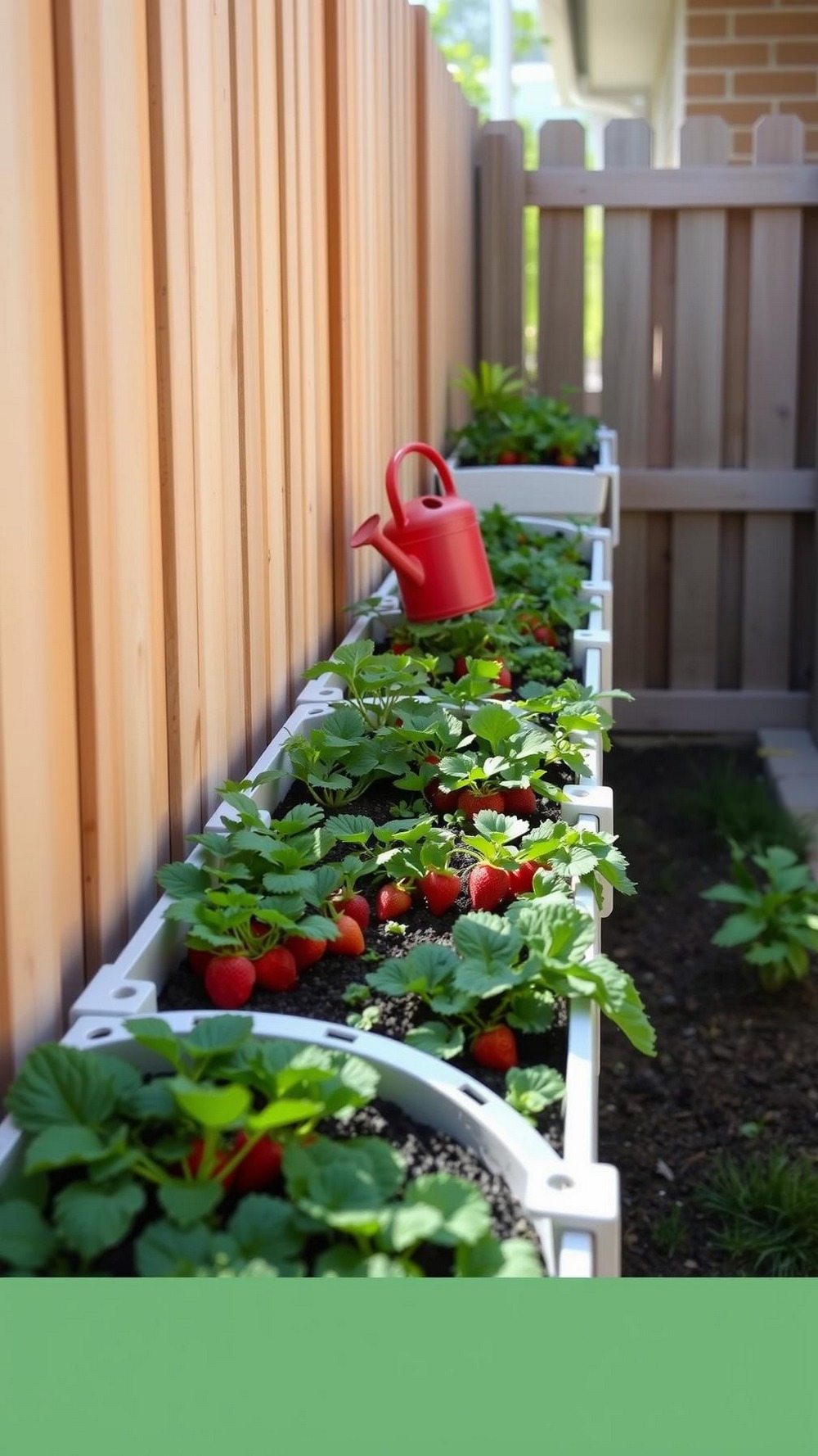 Fence Mounted Gutter Garden