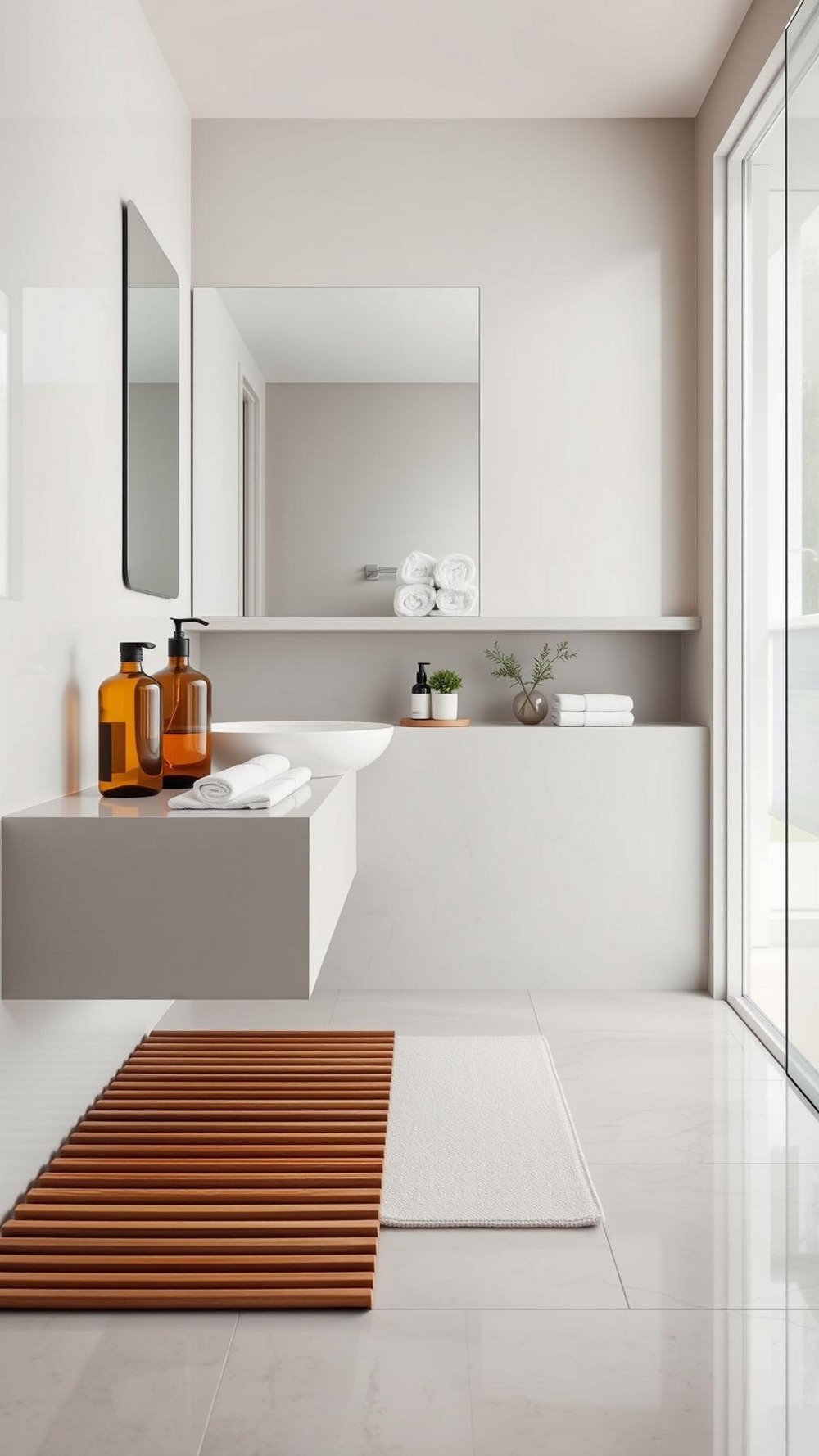 Make a Spa Simple Bath Decant Edit and Warm the Floor