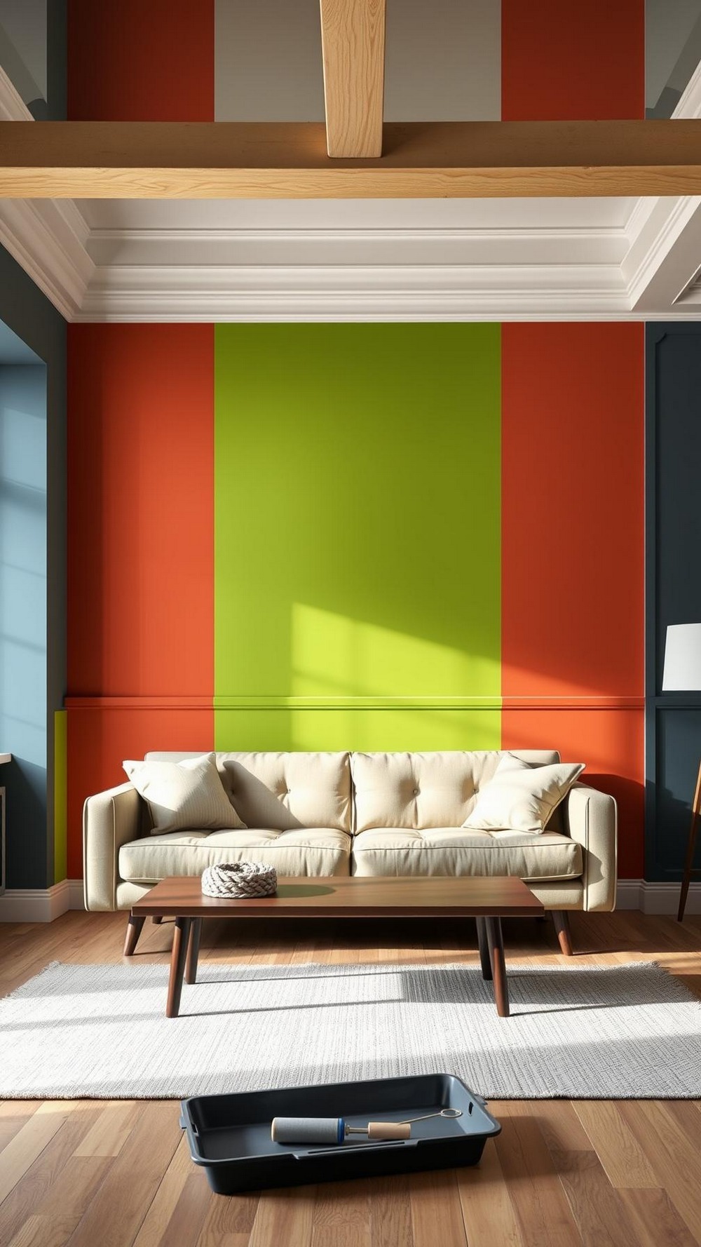 Paint an Accent Wall with Easy Color Blocking