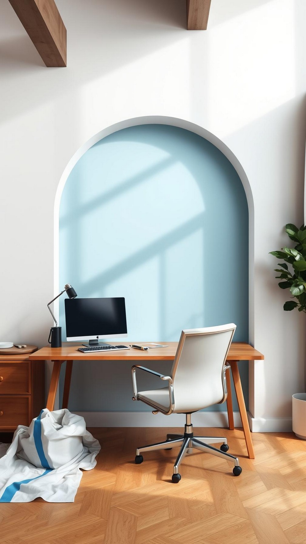 Painted Arch or Color Block Mural Fast Architectural Shape