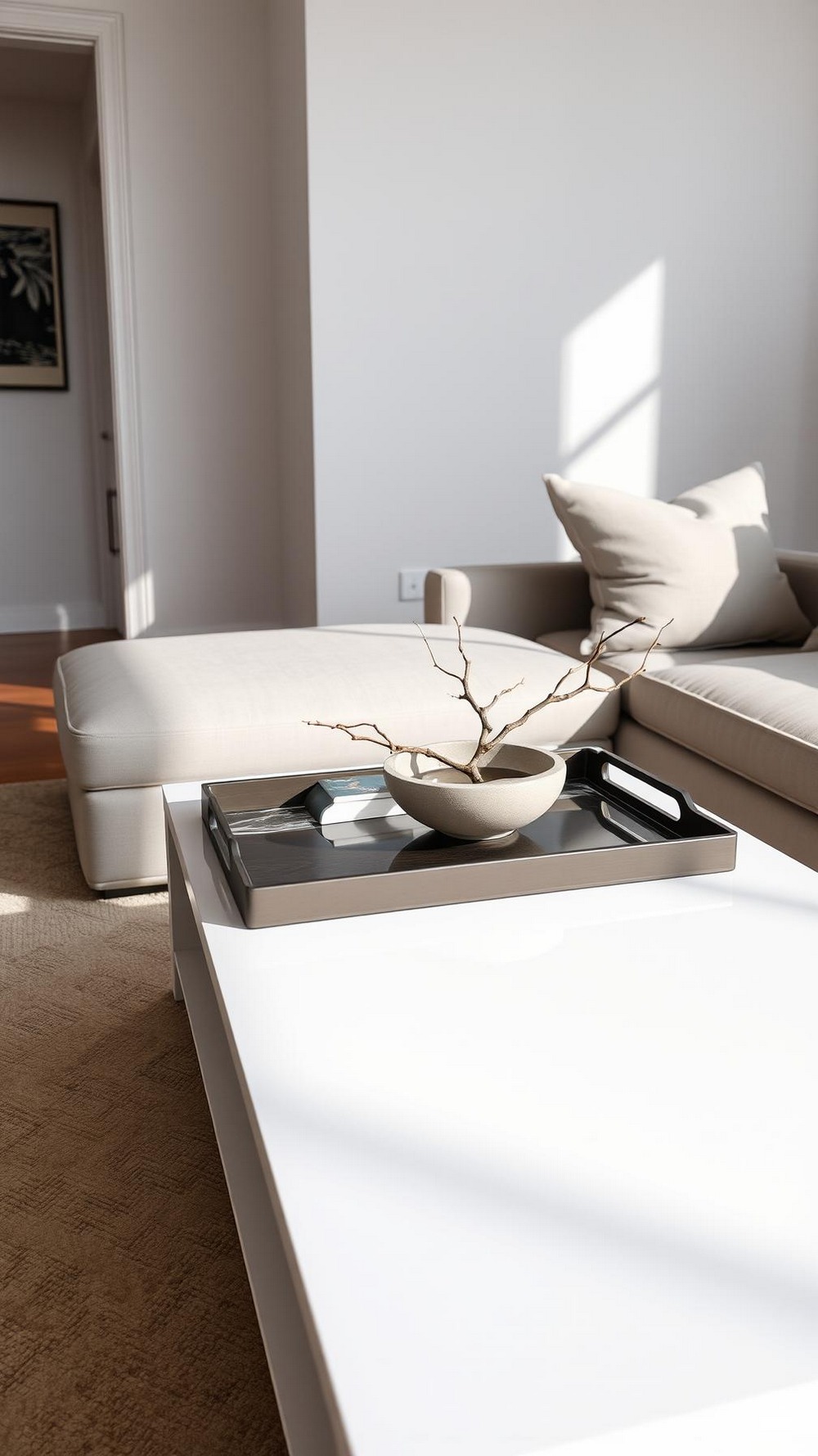Style a Minimal Coffee Table with the Rule of Three