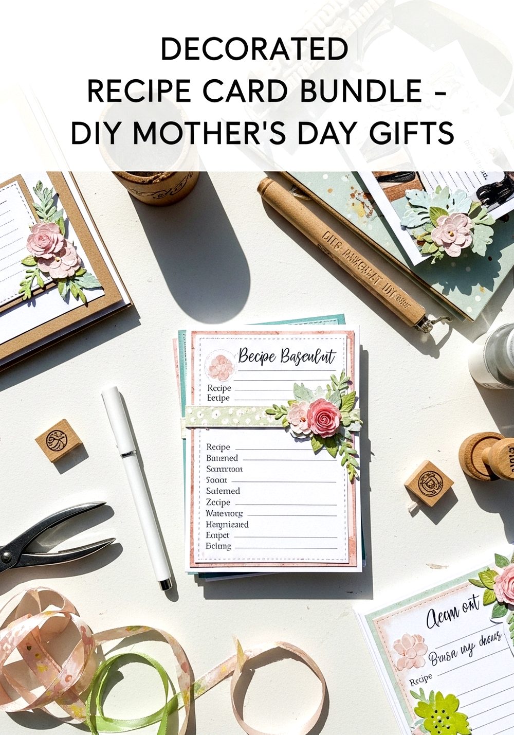 Decorated Recipe Card Bundle