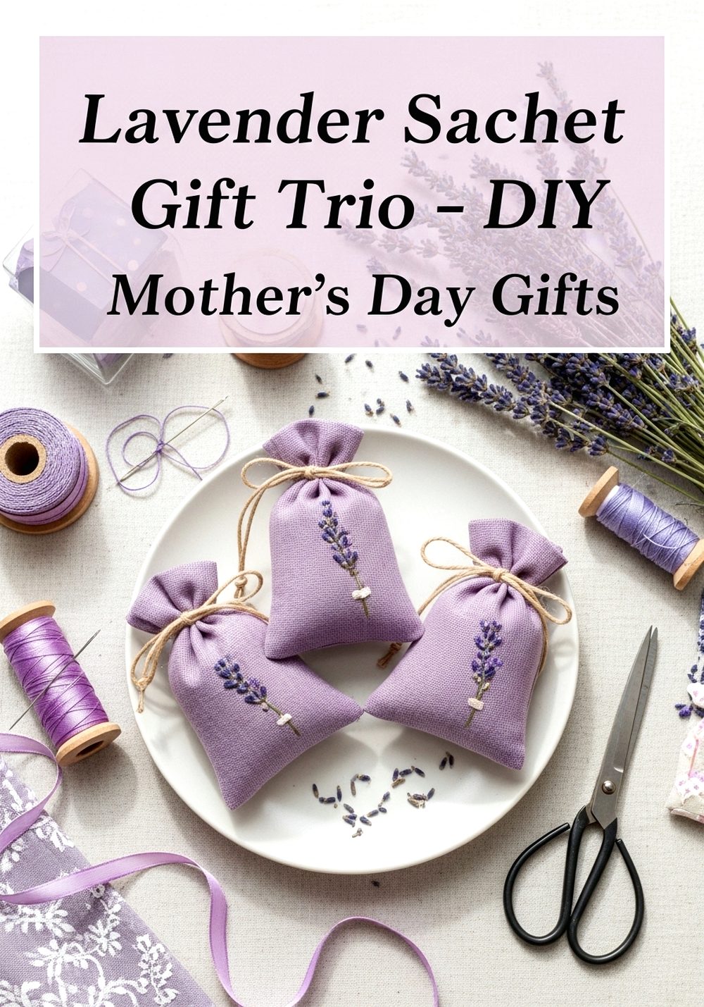 Lavender Sachet Gift Trio