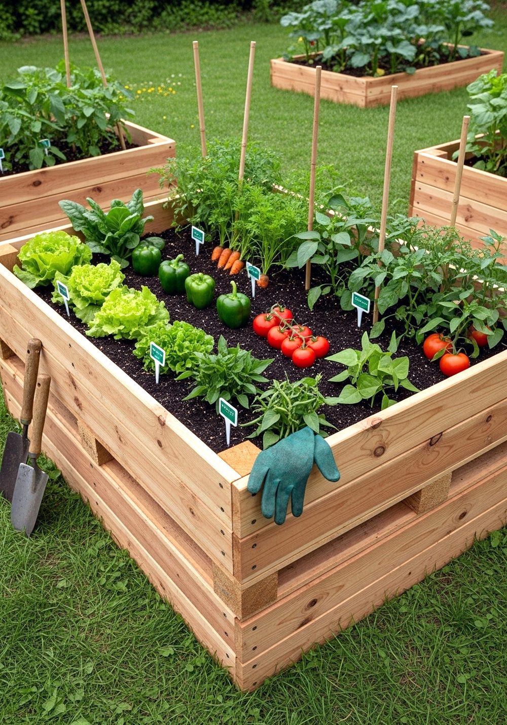 Raised Vegetable Planter Box