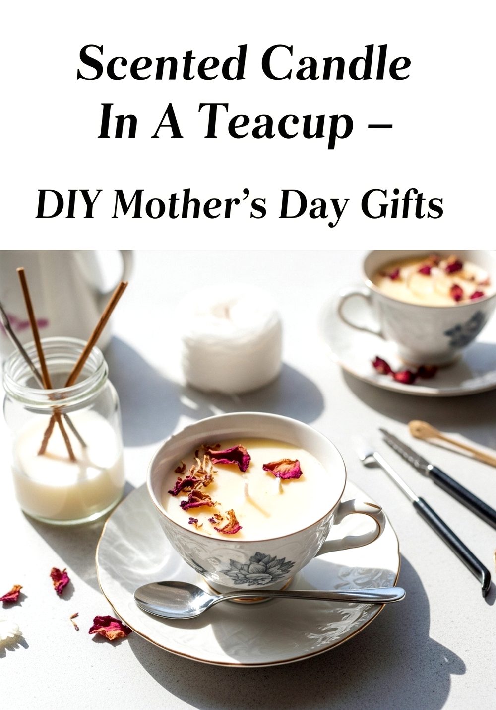 Scented Candle In A Teacup