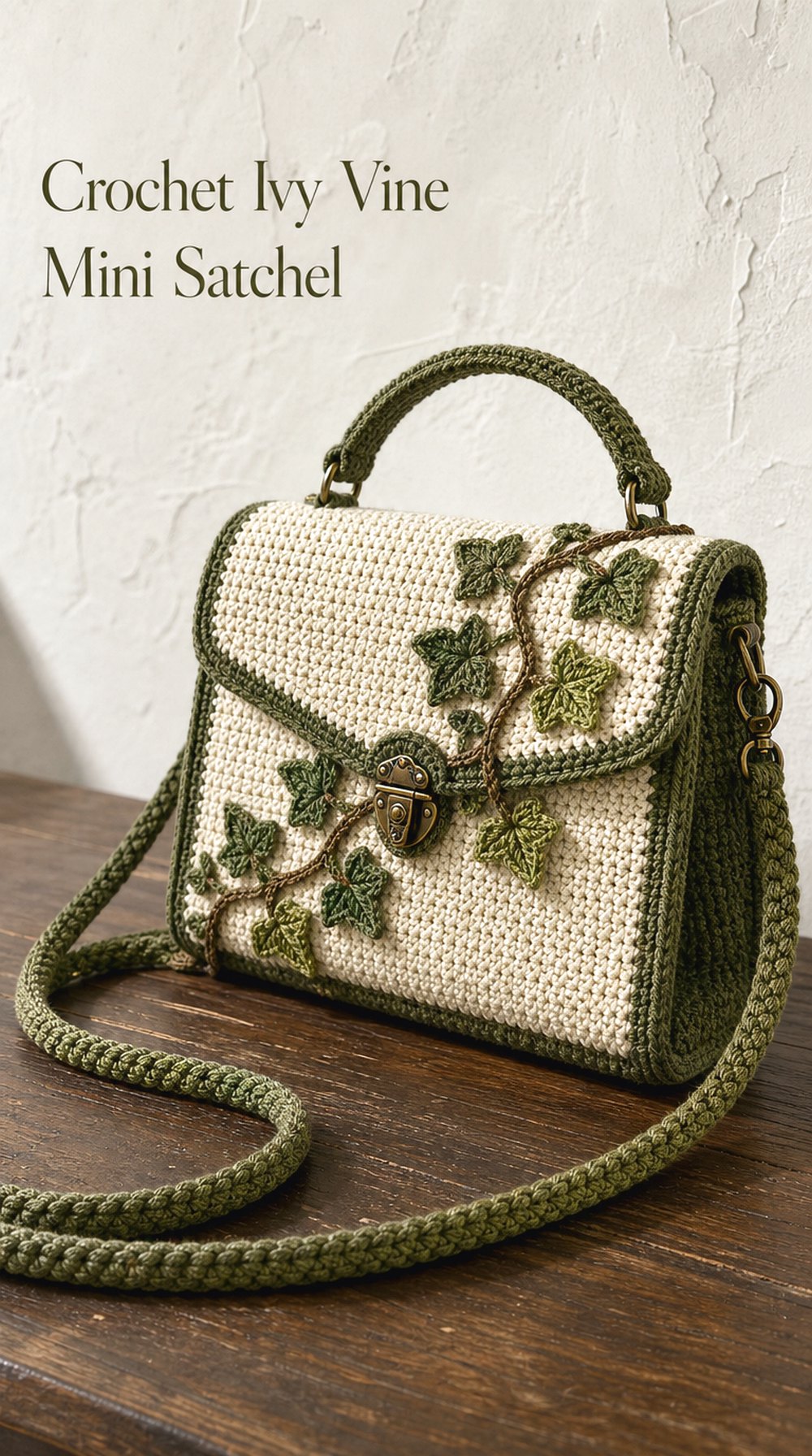 Crochet Ivy Vine Mini Satchel