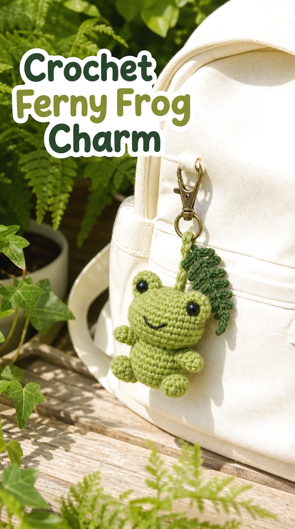 Ferny Frog Charm
