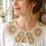 Granny Lace Crochet Collar