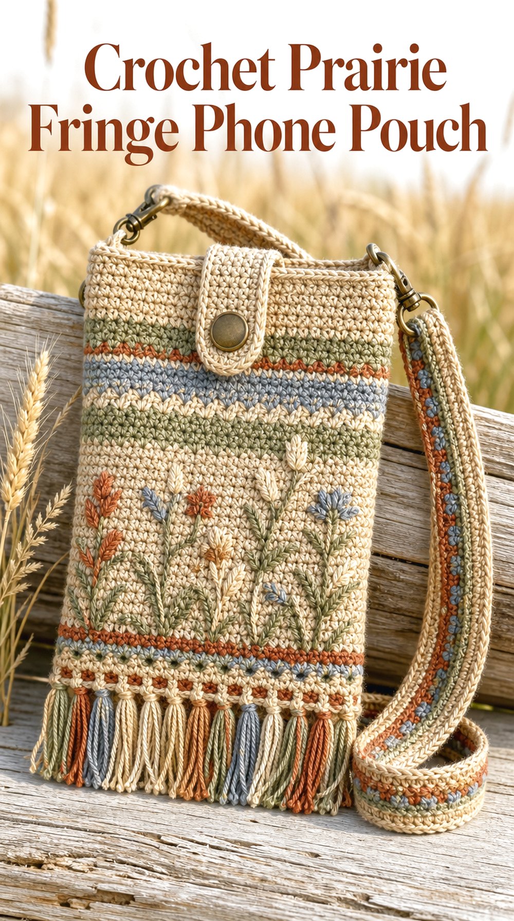 Prairie Fringe Phone Pouch