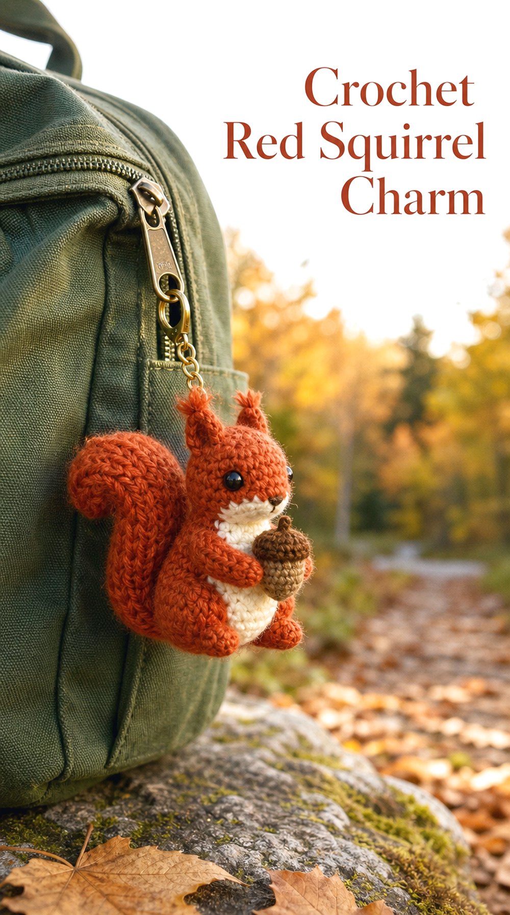 Red Squirrel Charm